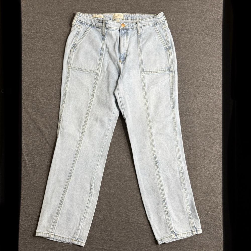 NWOT Universal Thread High Rise Slim Straight Barrel Denim Women’s Jeans size 12